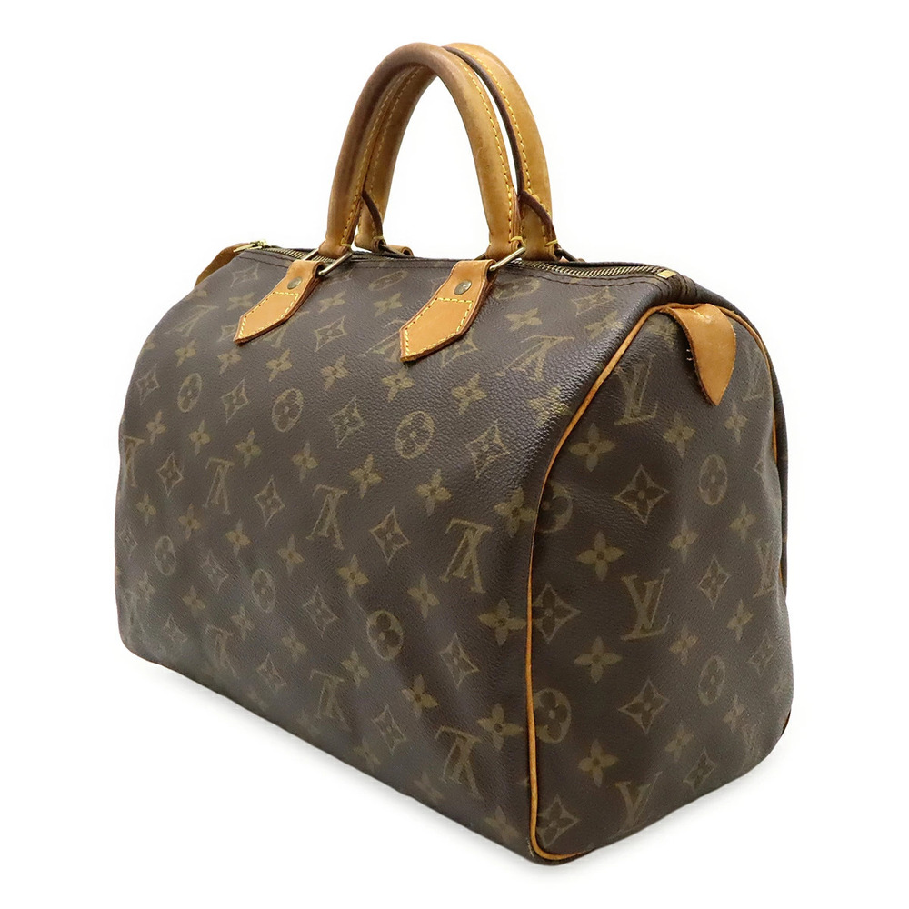 Louis Vuitton Speedy Boston Bag Monogram Handbag Brown
